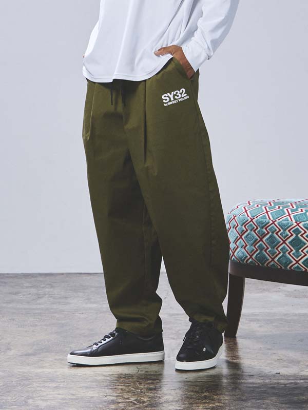 COTTON WIDE PANTS