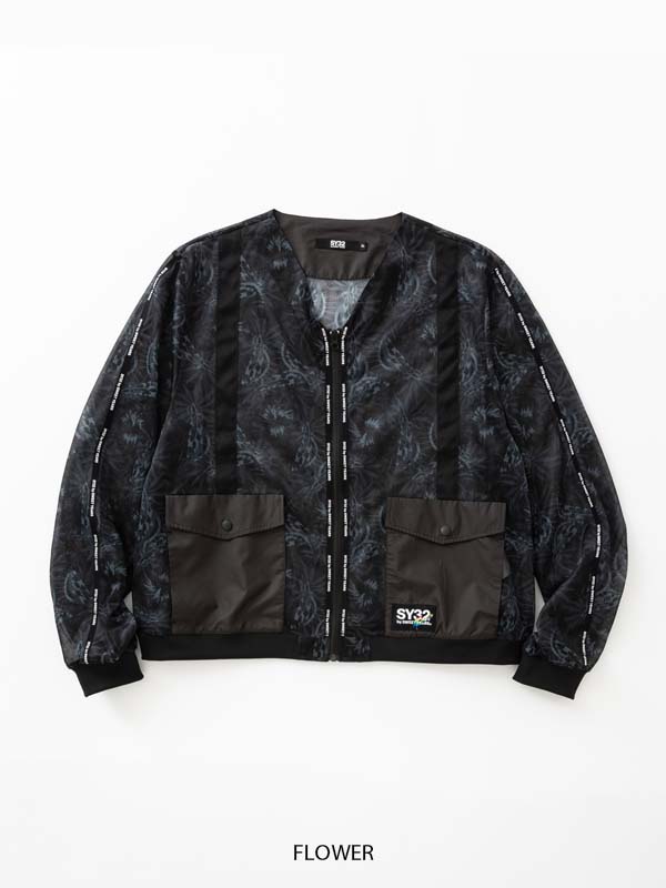 MESH BOMBER JACKET