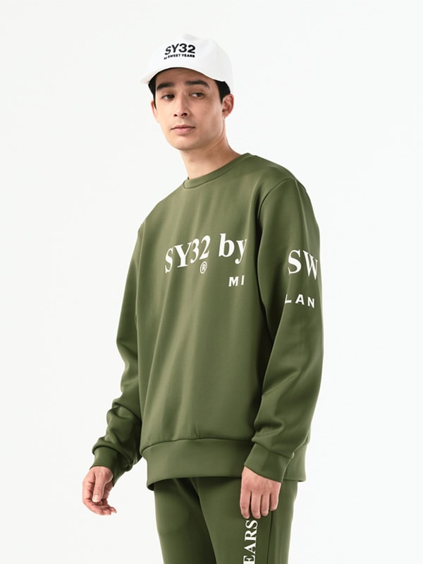 DOUBLEKNIT SEPARATE GRAPHIC CREW | TOPS,SWEAT SHIRTS | 【公式