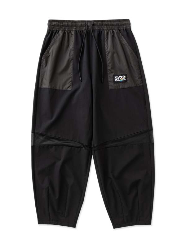 MESH SWICHING WIDE PANTS