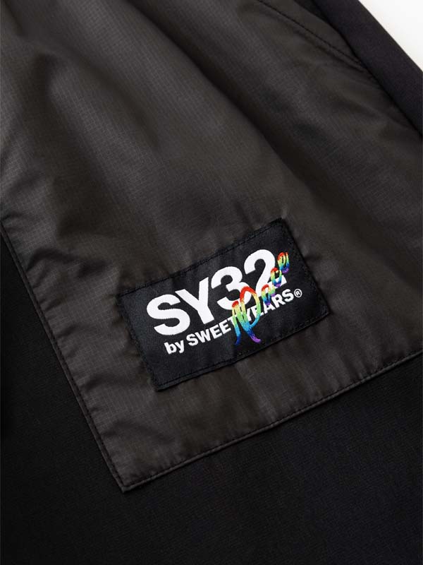 MESH SWICHING WIDE PANTS