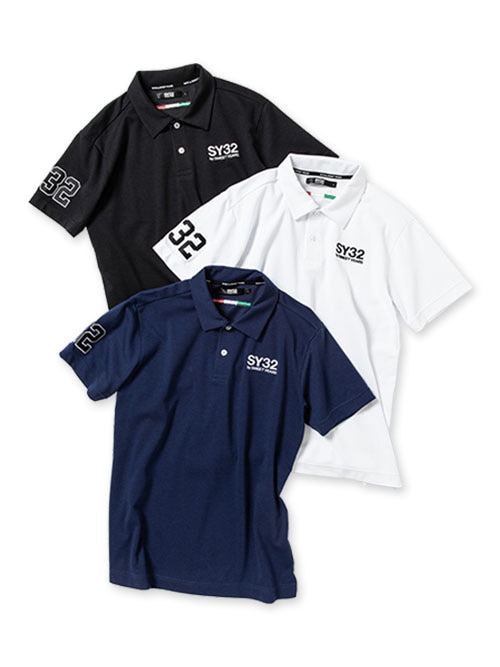 ⭐︎SY32 by SWEETYEARS /PATTERN POLO SHIRTS TOPS,POLO SHIRTS | 【公式】SY32 by SWEET YEARS ONLINE STORE