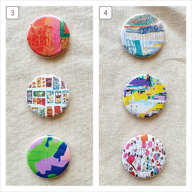 アール・ブリュットコラボ マグネット3piece