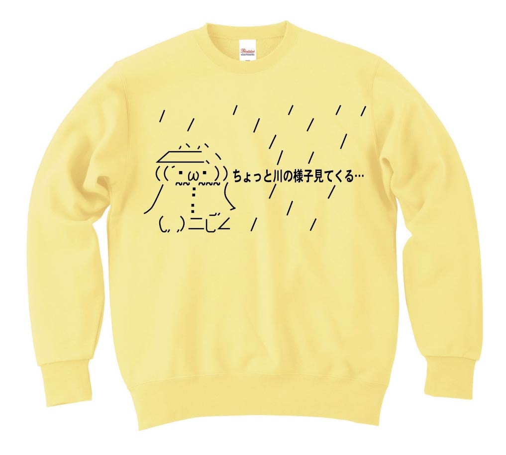 ショボーン ちょっと川の様子見てくる…　トレーナー