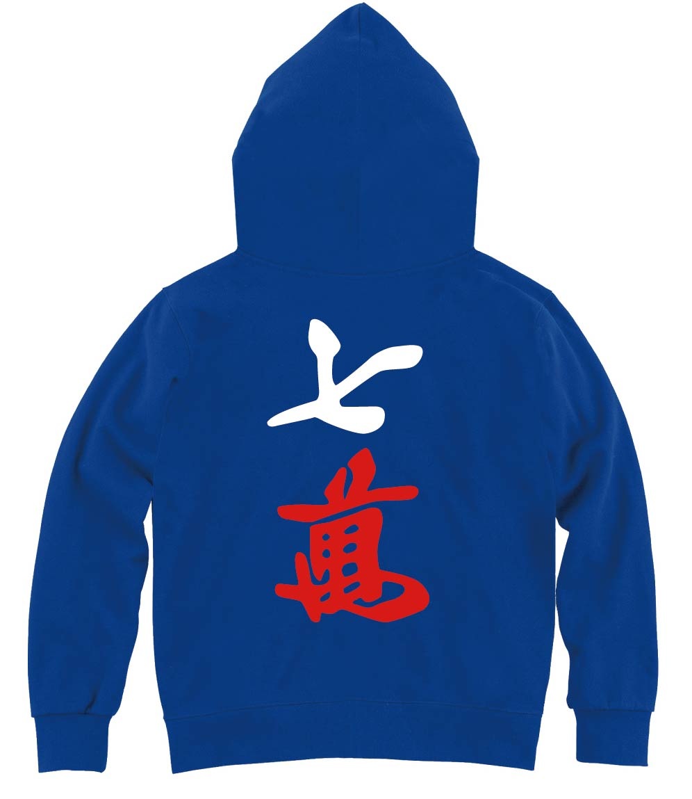 七萬　麻雀　ジップパーカー