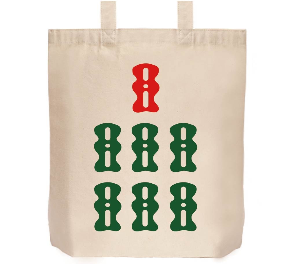 七索　麻雀　トートバッグ