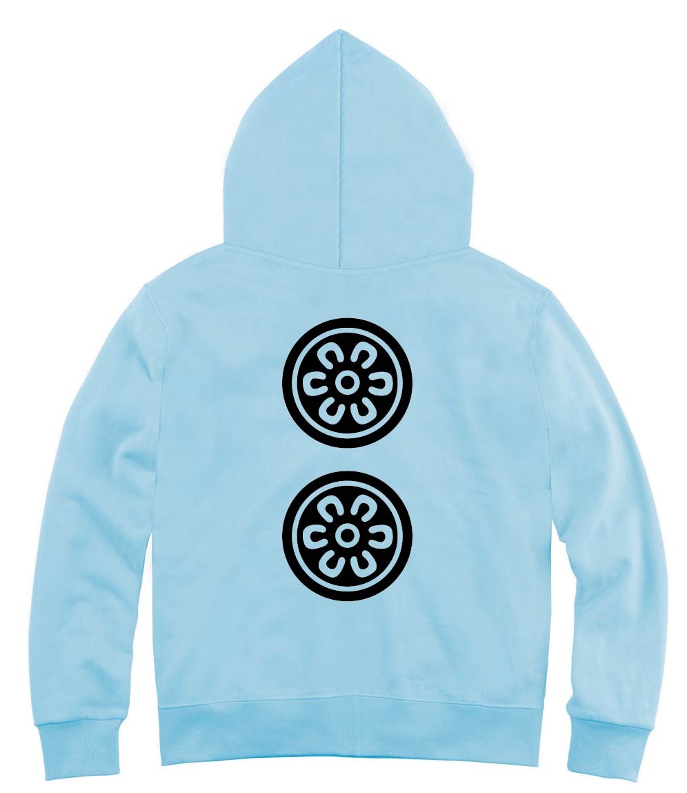 二筒　麻雀　ジップパーカー