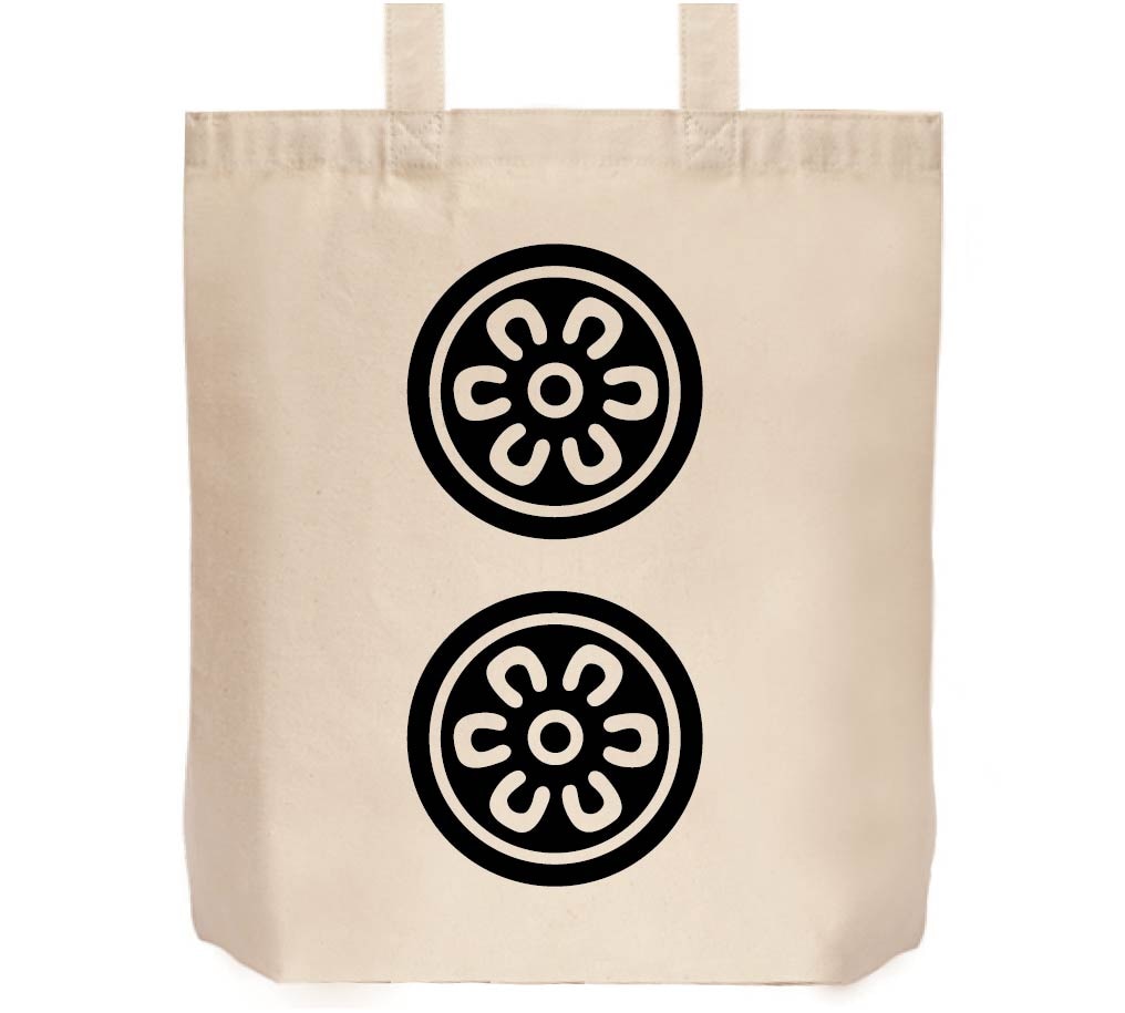 二筒　麻雀　トートバッグ
