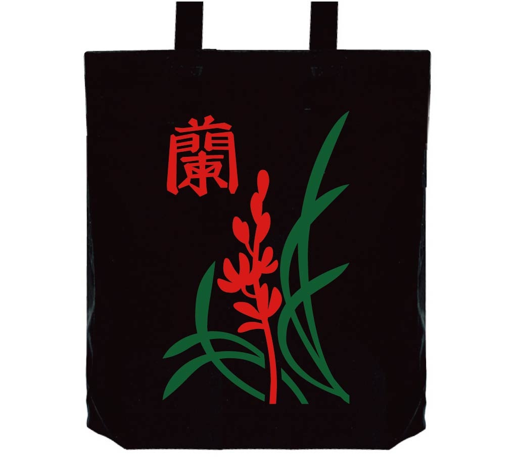 蘭　季節牌 花牌　麻雀　トートバッグ