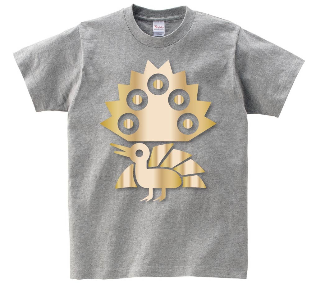 イーソウ 一索　麻雀　ゴールド メタリック　半袖Tシャツ