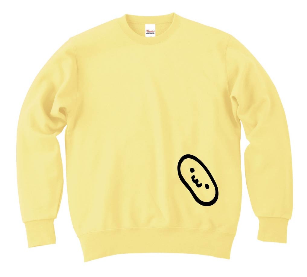 、　読点　てん　句読点　一文字　筆絵　イラスト　トレーナー