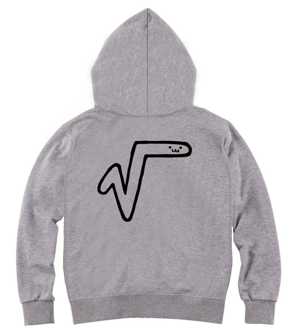 ルート 平方根 数学 記号 文字 筆絵 イラスト ジップパーカー 記号 サモエスキー