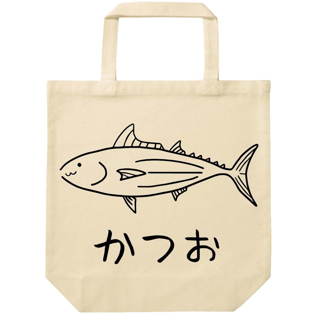 かつお 鰹 魚 イラスト トートバッグ | 海洋生物 | サモエスキー