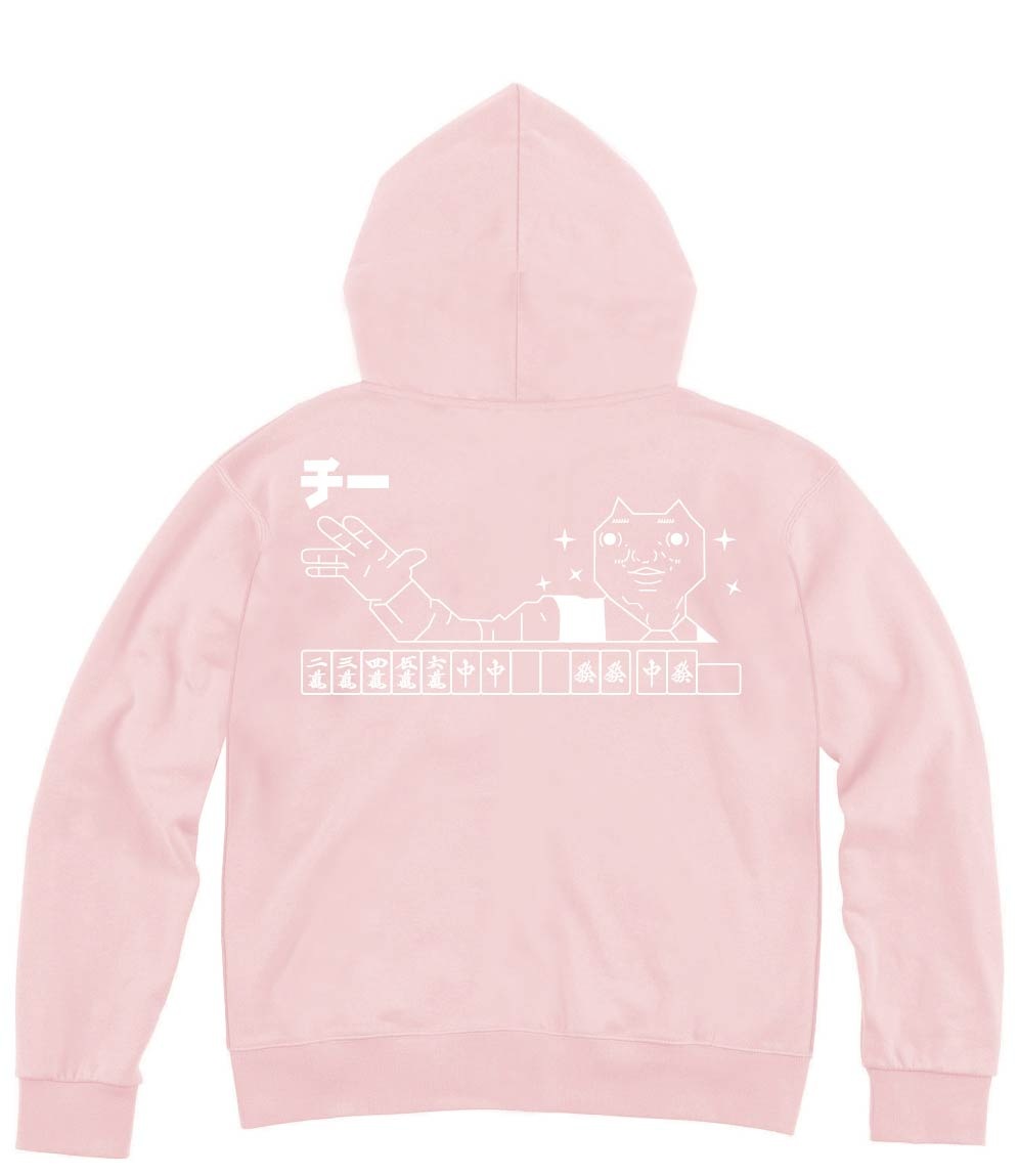 ダディクール 麻雀 チー ジップパーカー 麻雀ネタ サモエスキー