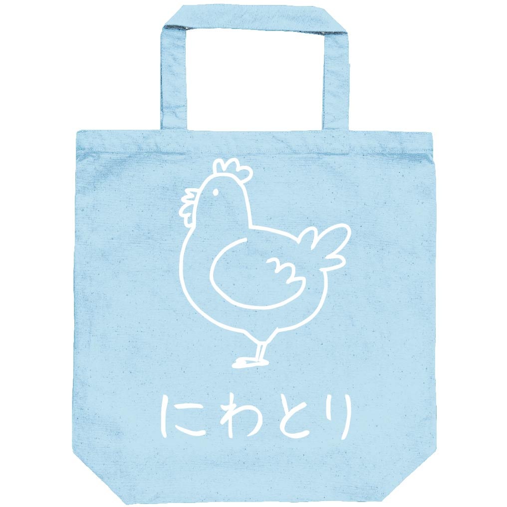 にわとり ニワトリ 鶏 動物 イラスト トートバッグ | 動物 | サモエスキー