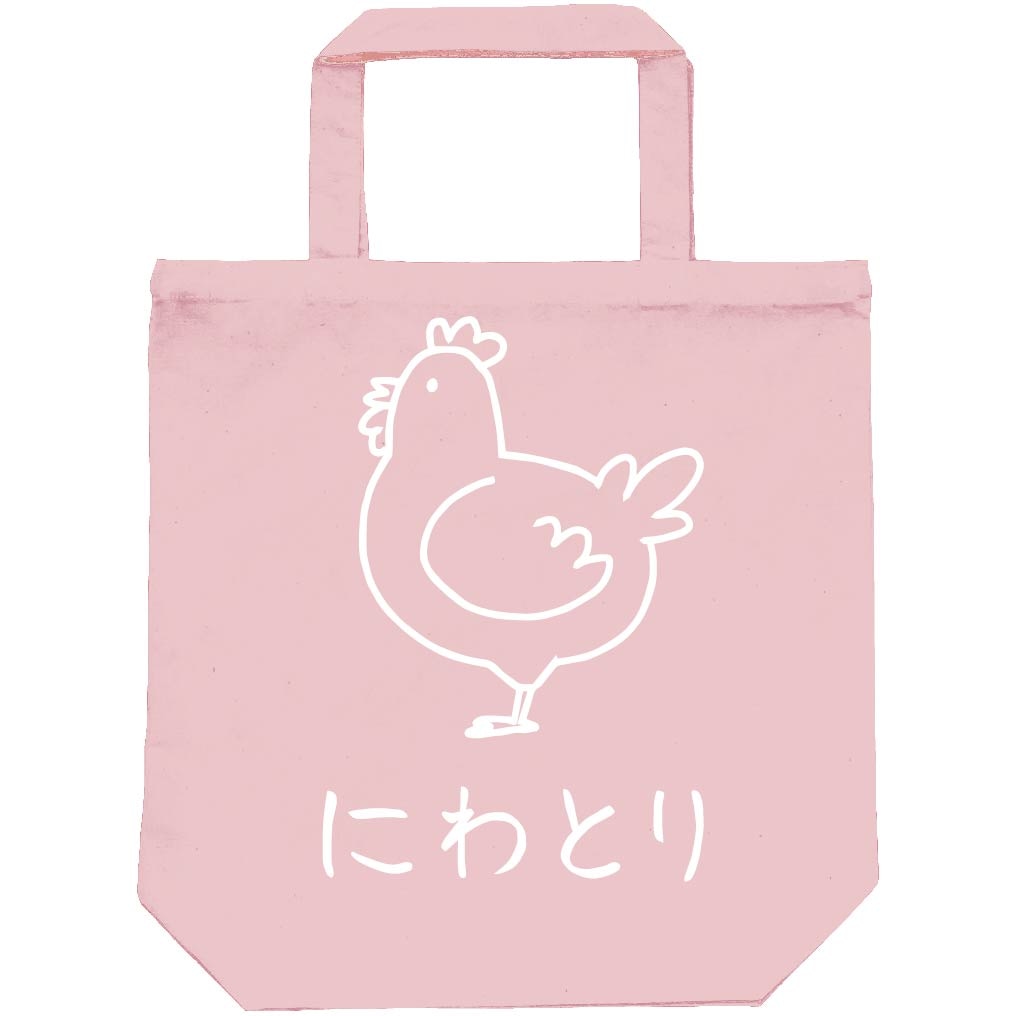 にわとり ニワトリ 鶏 動物 イラスト トートバッグ | 動物 | サモエスキー