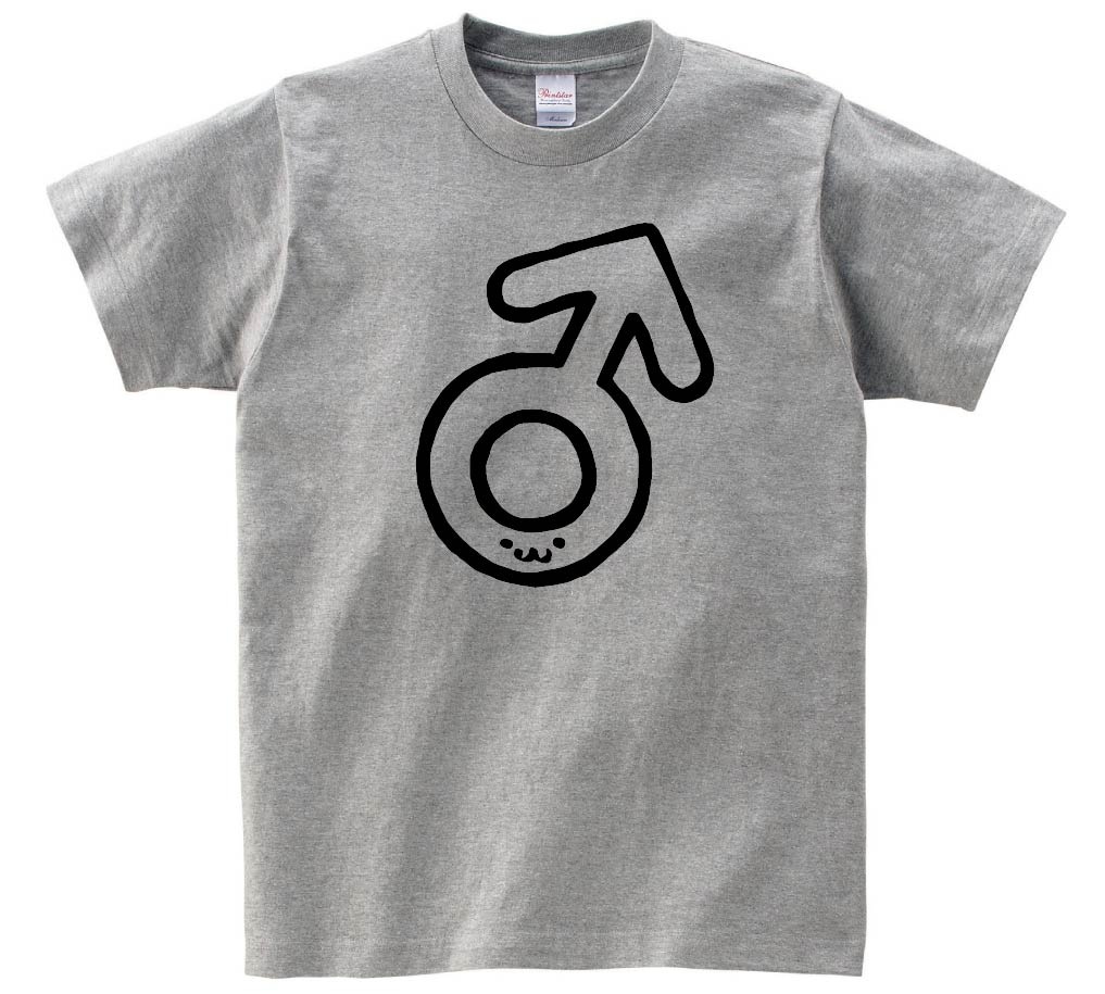 マスキュラ 雄 オス 記号 文字 筆絵 イラスト 半袖tシャツ すべての商品 サモエスキー