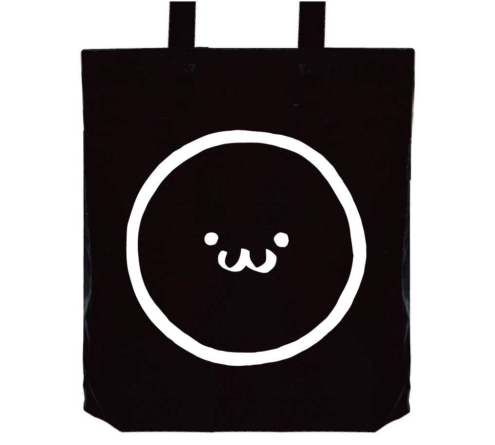 まる 丸 印 サークル 記号 図形 筆絵 イラスト トートバッグ 記号 サモエスキー