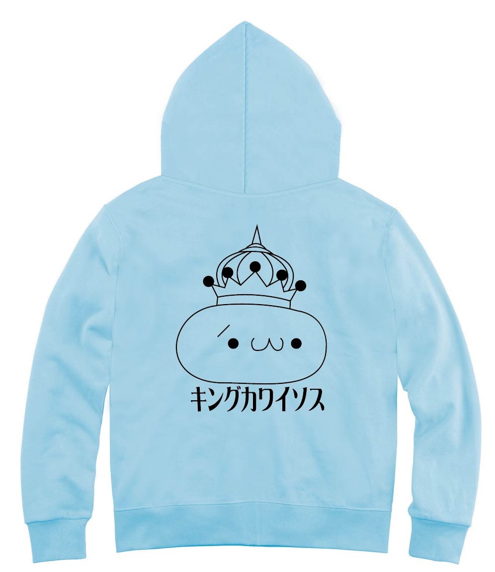 キングカワイソス ジップパーカー アスキーアート ショボーン サモエスキー