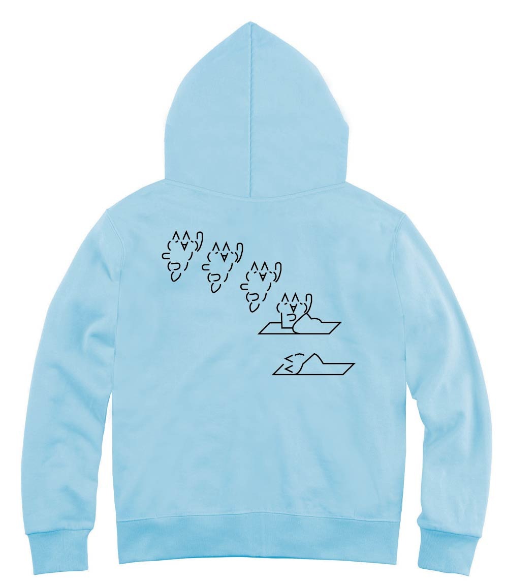 モナー 布団に入る ジップパーカー | アスキーアート いろいろ  