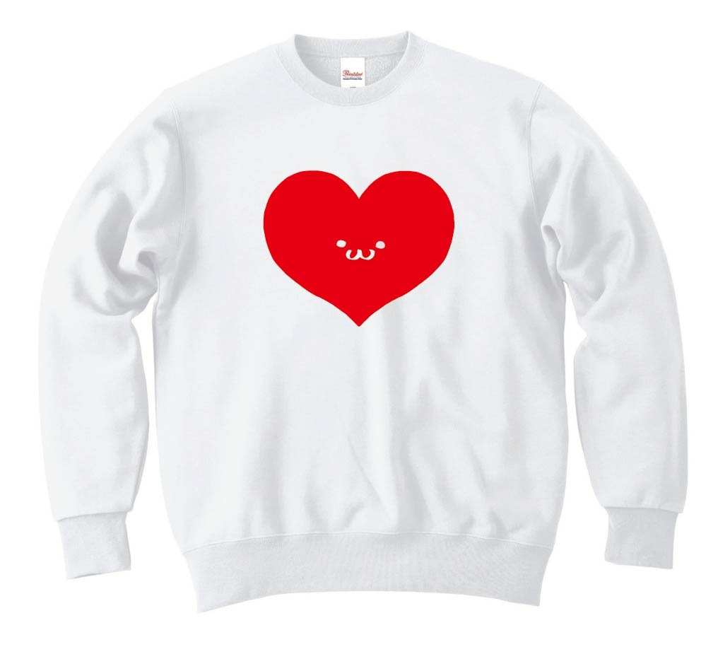 ハート トランプ 記号 図形 筆絵 イラスト トレーナー 記号 サモエスキー