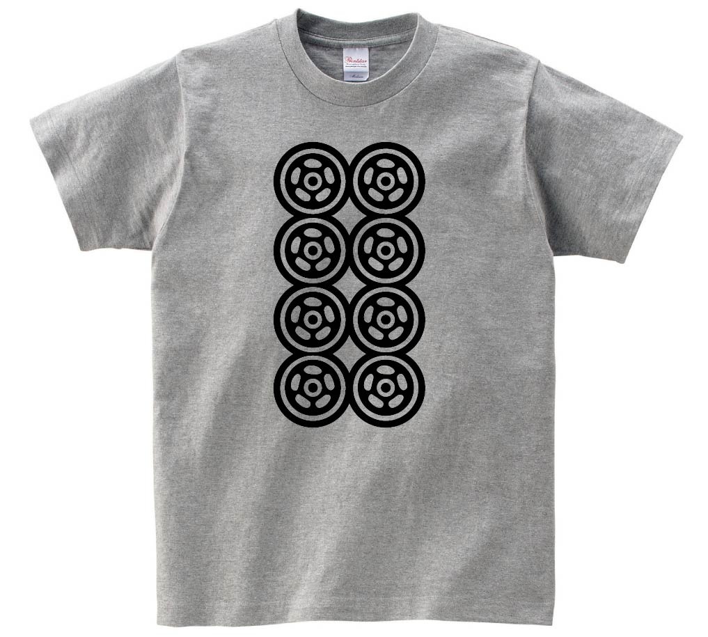 八筒　麻雀　半袖Tシャツ