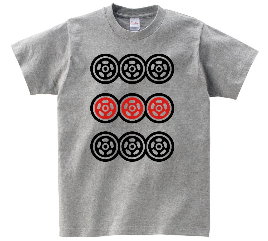 九筒　麻雀　半袖Tシャツ