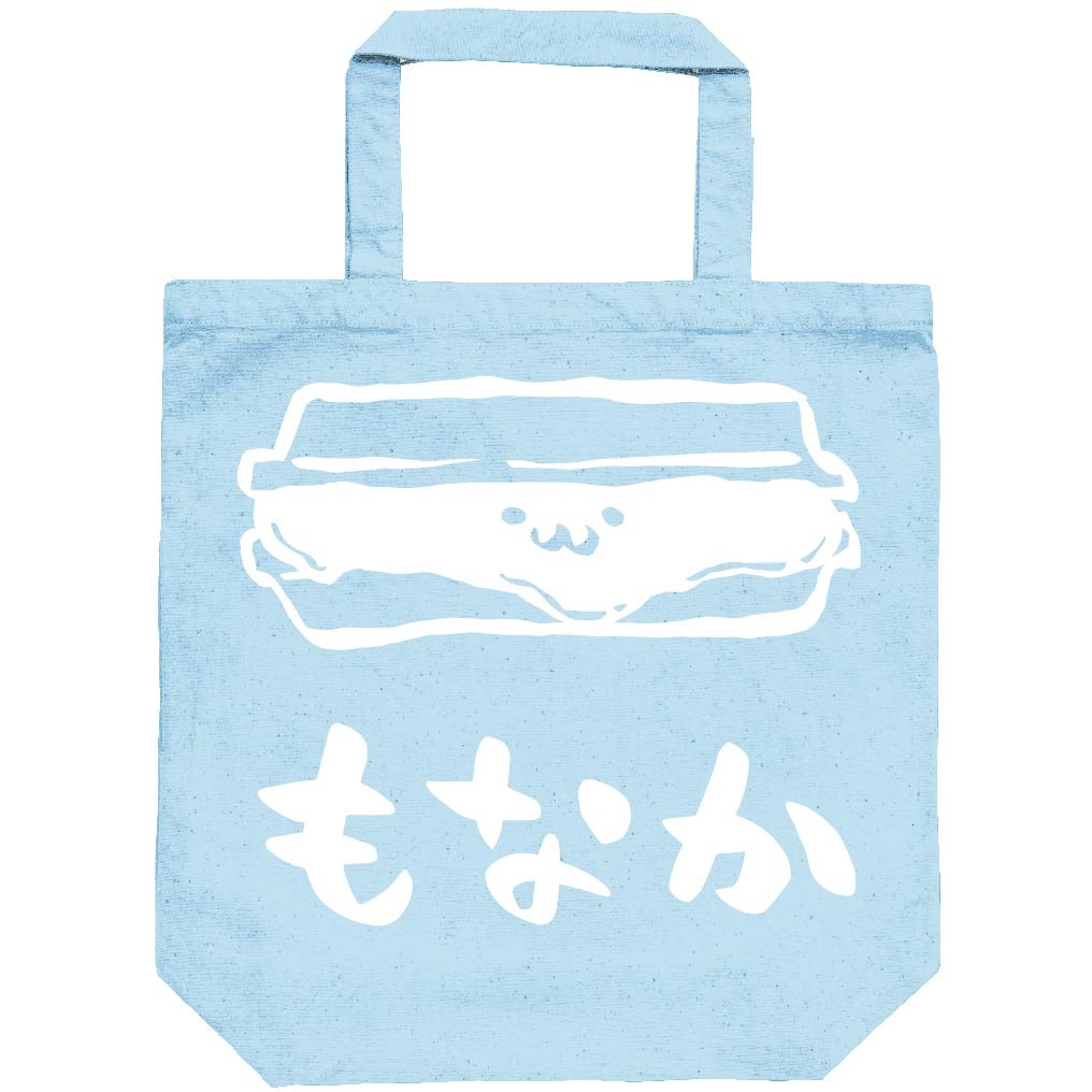 もなか　最中　和菓子　食べ物　筆絵　イラスト　トートバッグ