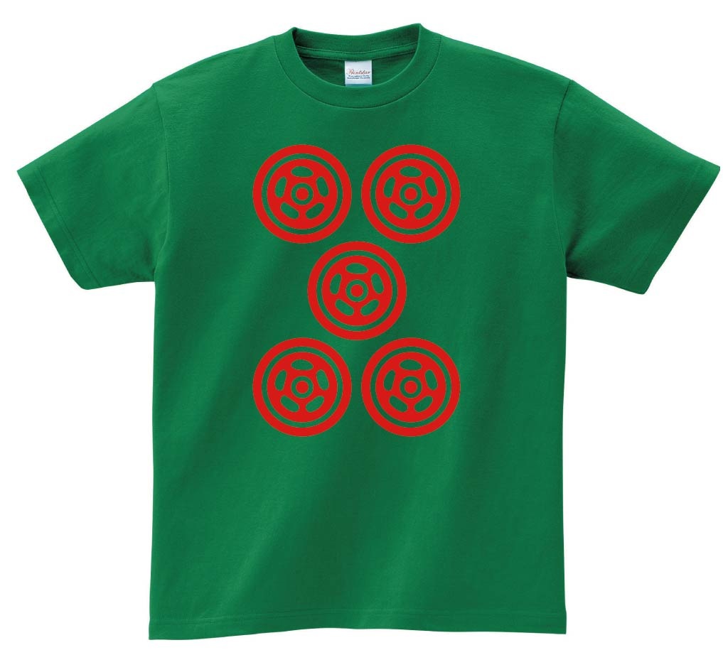 赤伍筒　麻雀　半袖Tシャツ