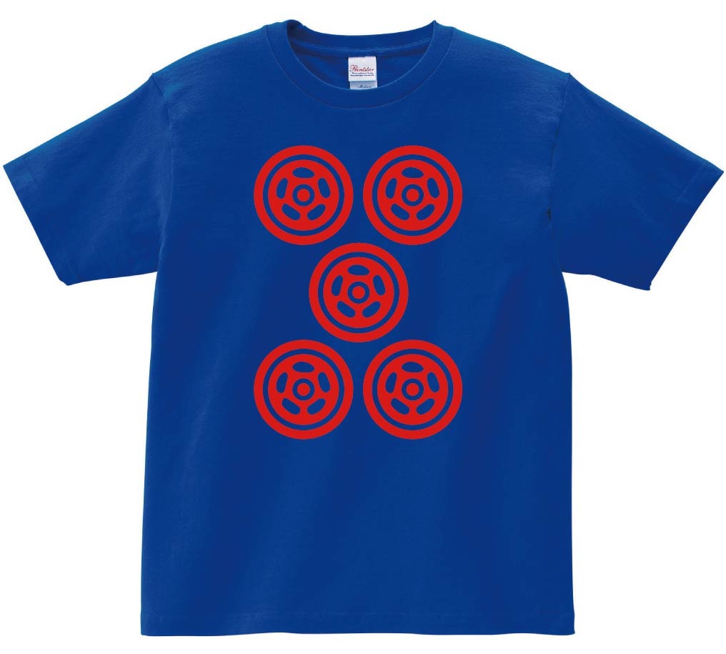 赤伍筒　麻雀　半袖Tシャツ