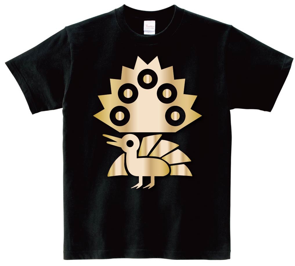 イーソウ 一索　麻雀　ゴールド メタリック　半袖Tシャツ