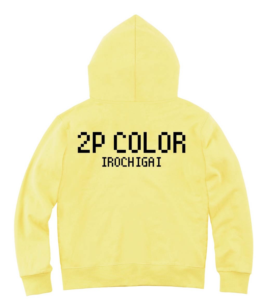 2pcolor 色違い ゲーム パロディ ジップパーカー ゲームネタ サモエスキー
