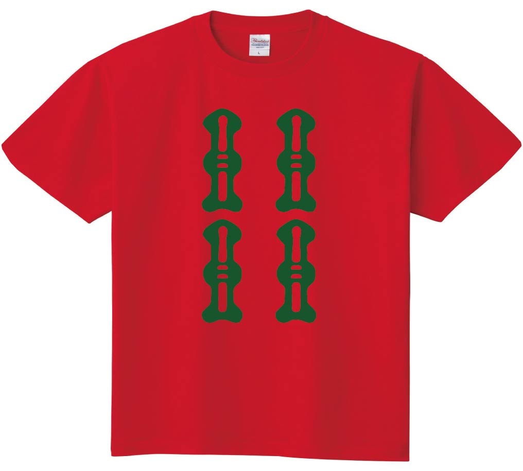 四索　麻雀　半袖Tシャツ