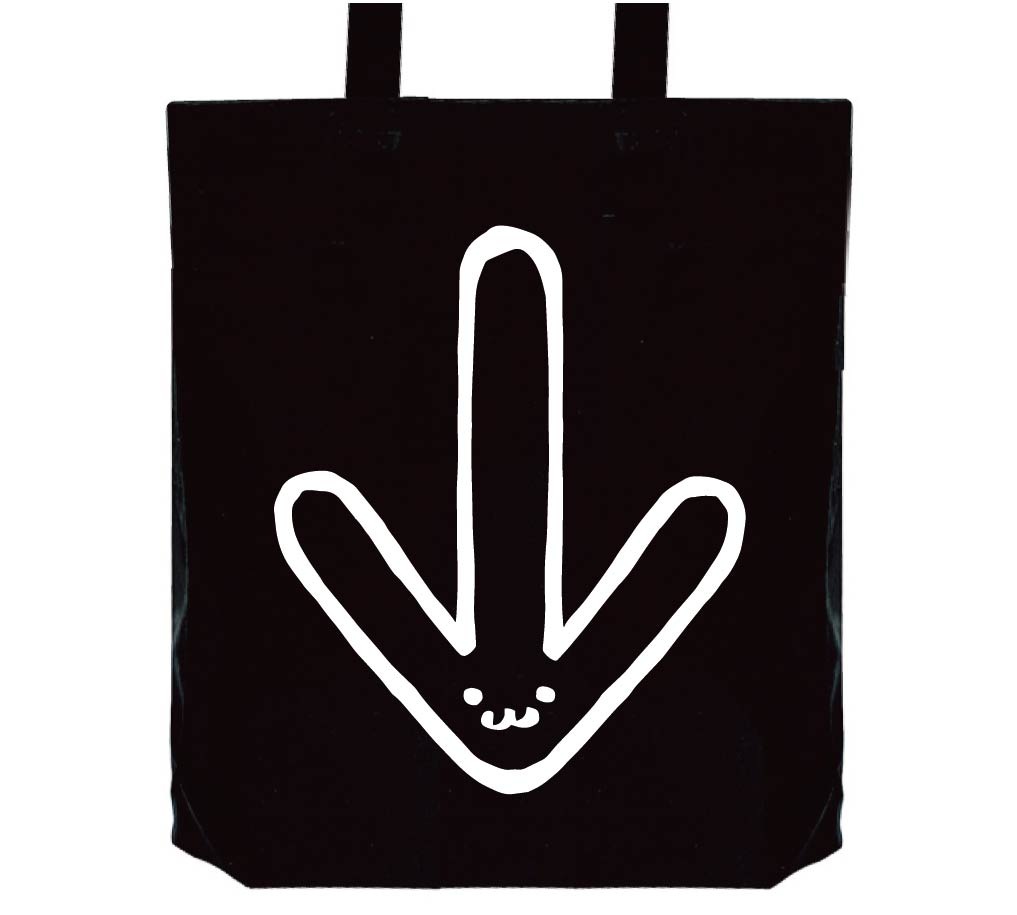した 下 矢印 記号 文字 筆絵 イラスト トートバッグ 記号 サモエスキー
