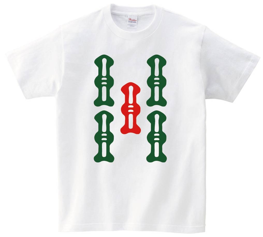 伍索　麻雀　半袖Tシャツ