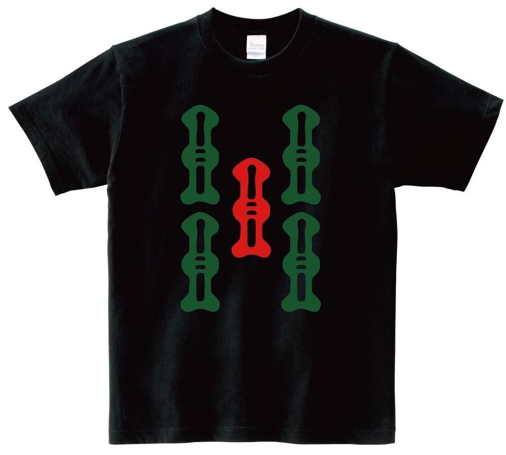 伍索　麻雀　半袖Tシャツ