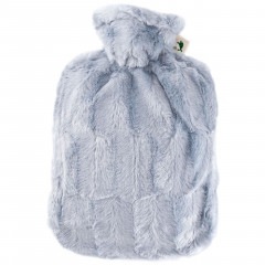 フーゴー・フロッシュ スタンダードクラシック湯たんぽ1.8L モコモコボア グレー