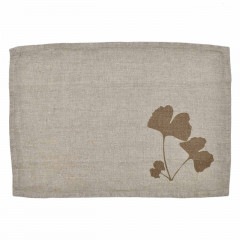 ドロシー・レーネン テーブルセット2P イチョウ グリーンアース ナチュラルリネン