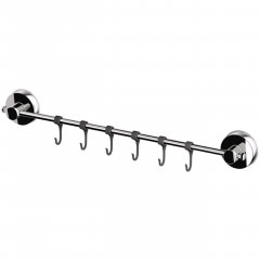 リダー サクション タオルレール＋フック 555x82x47mm