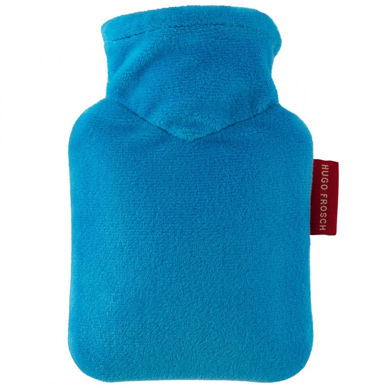 フーゴー・フロッシュ スタンダードミニ湯たんぽ0.2L ヴェロア ウォーターブルー