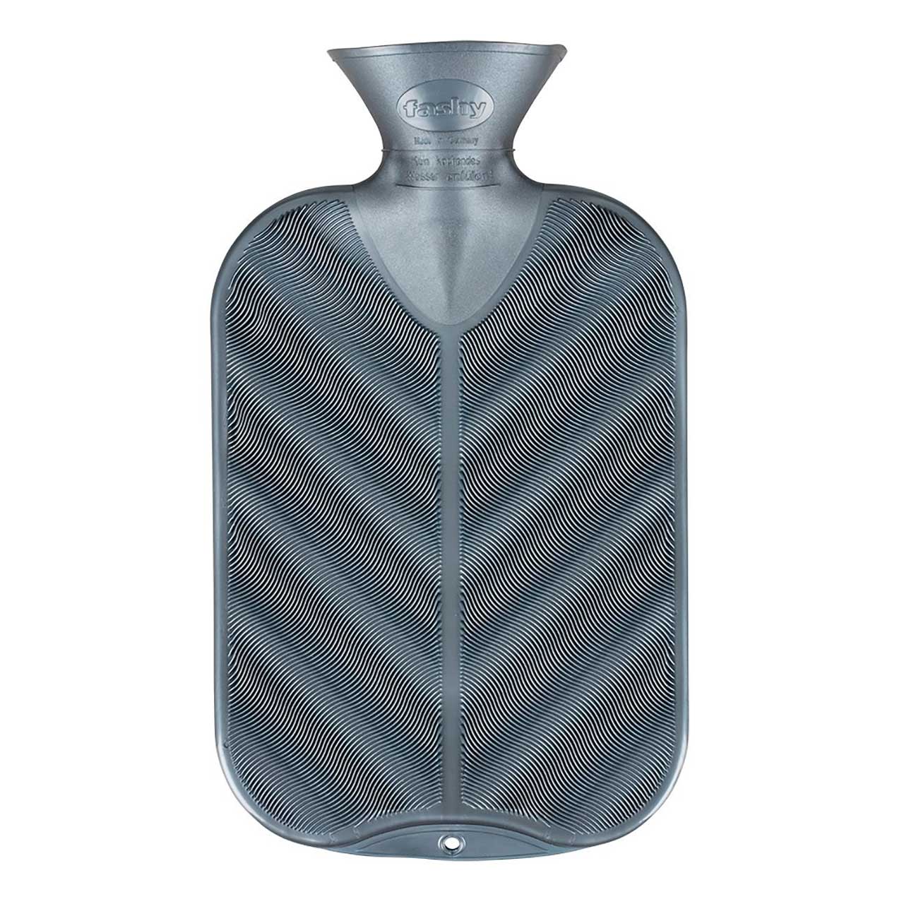 LISBETH DAHL 湯たんぽ ファシー 湯たんぽ2.0L ボトル3Dウェーブ スチールブルー