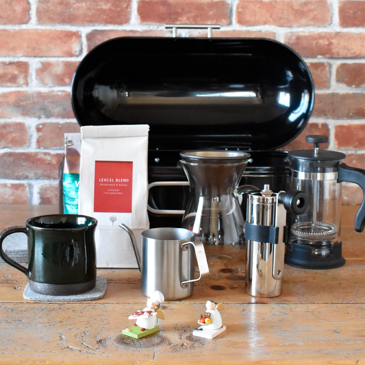 ハイロ ブレッドビン オーバル ブラック