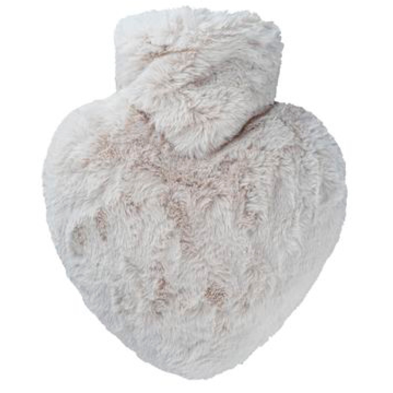 フーゴー・フロッシュ ハート型湯たんぽ1.0L ロングヘアーボア トープ