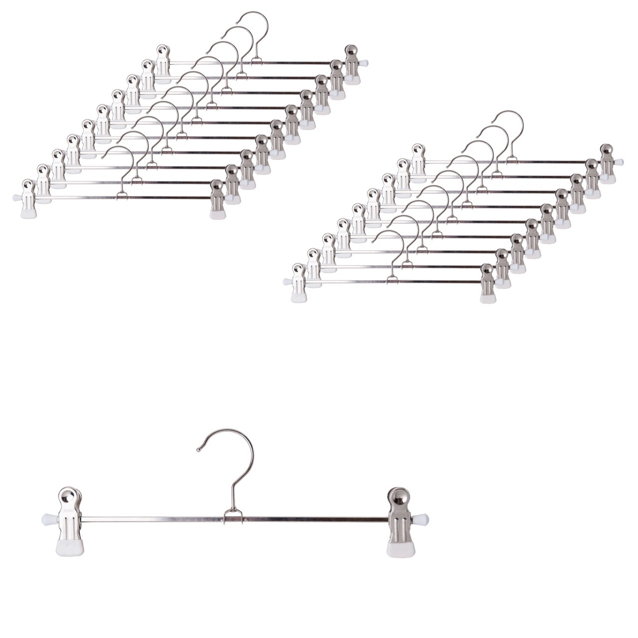 クリップ30 20P ホワイト