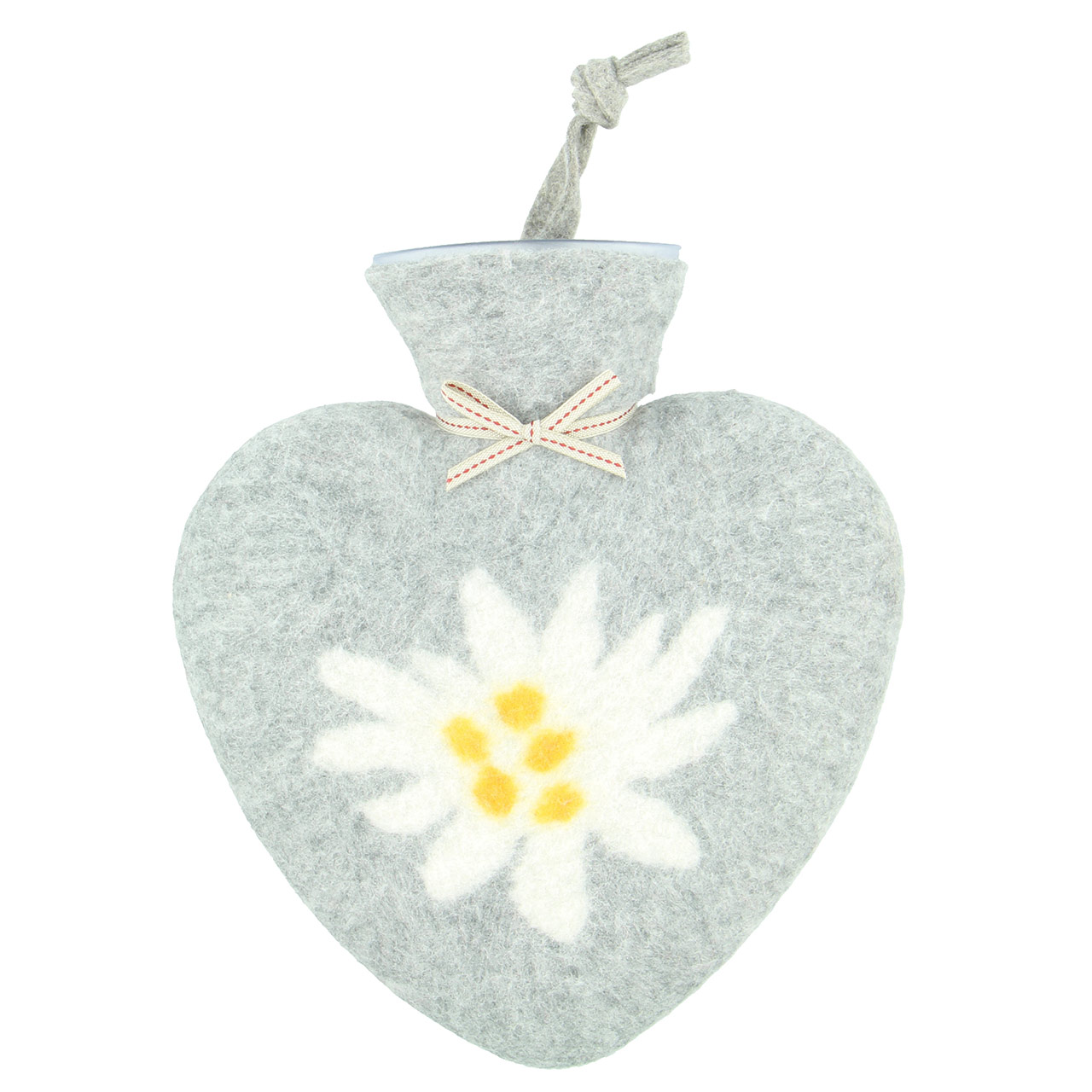 ドロシー・レーネン ハート湯たんぽ0.7L エーデルワイス グレー