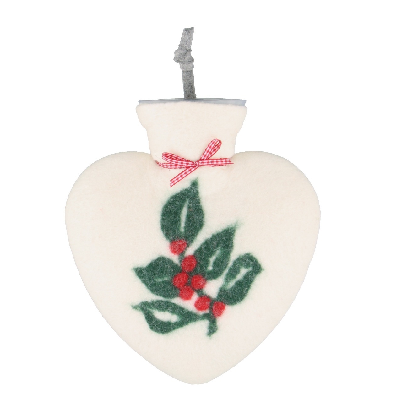 ドロシー・レーネン ハート湯たんぽ0.7L ヒイラギ ホワイト