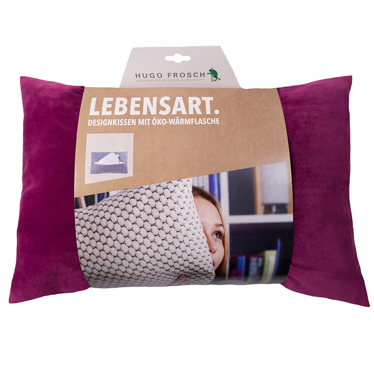 フーゴー・フロッシュ エコクラシック湯たんぽ2.0L デザインクッション ポルト
