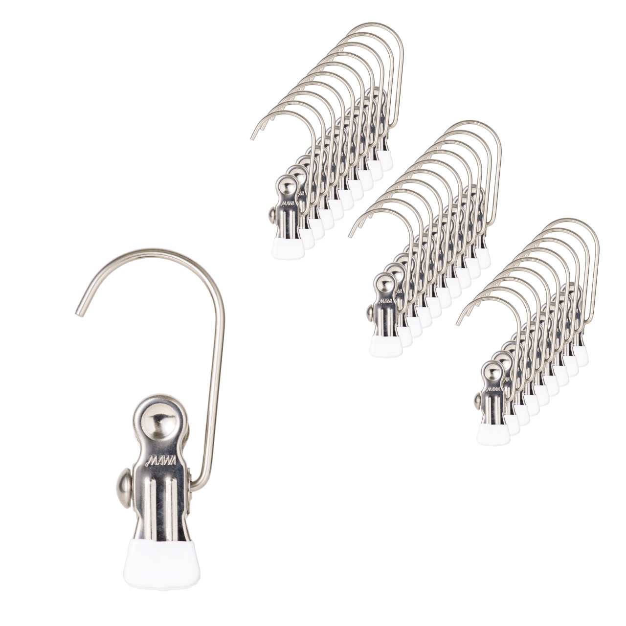 モノクリップ 30P ホワイト