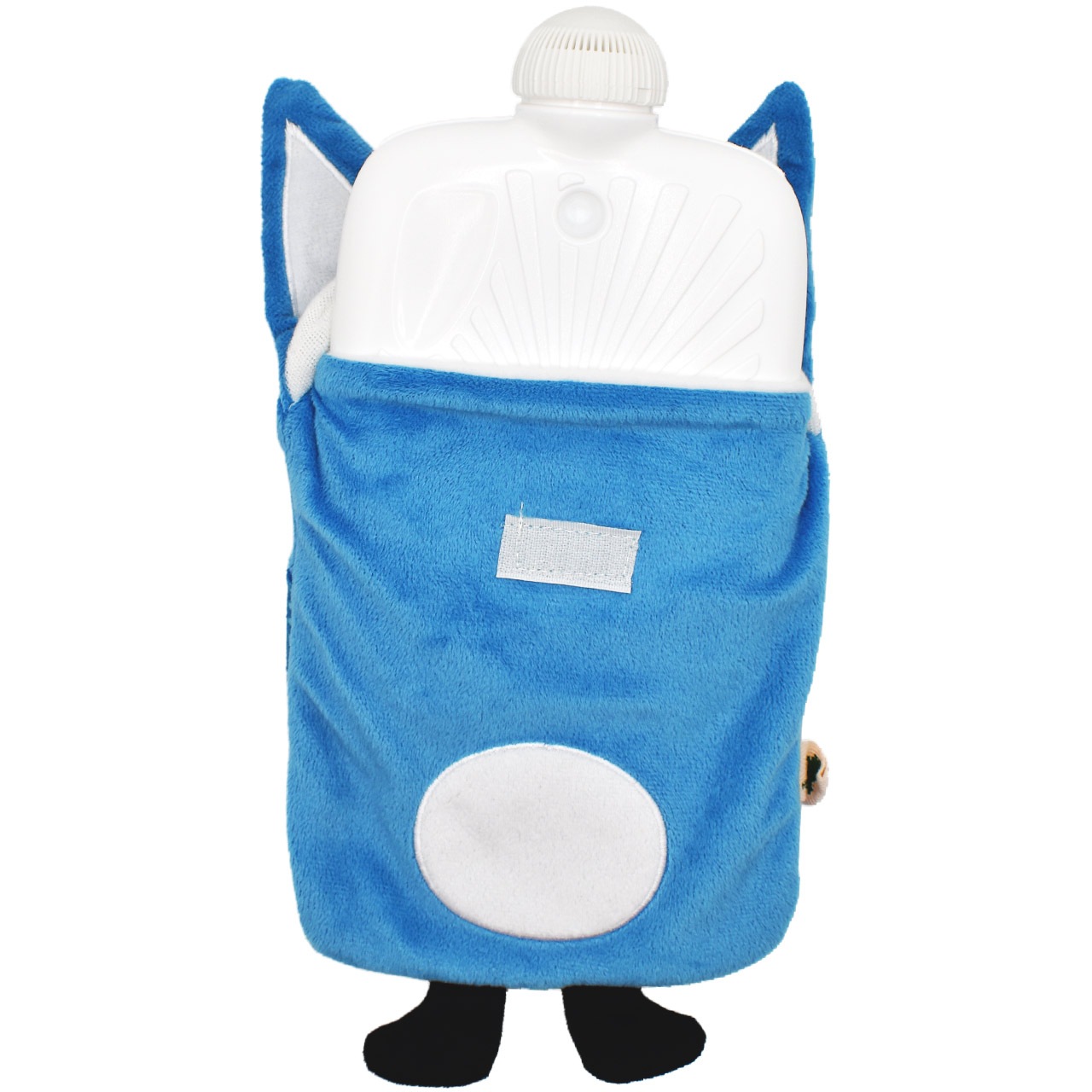 フーゴー・フロッシュ エコジュニア湯たんぽ0.8L きつね ブルー