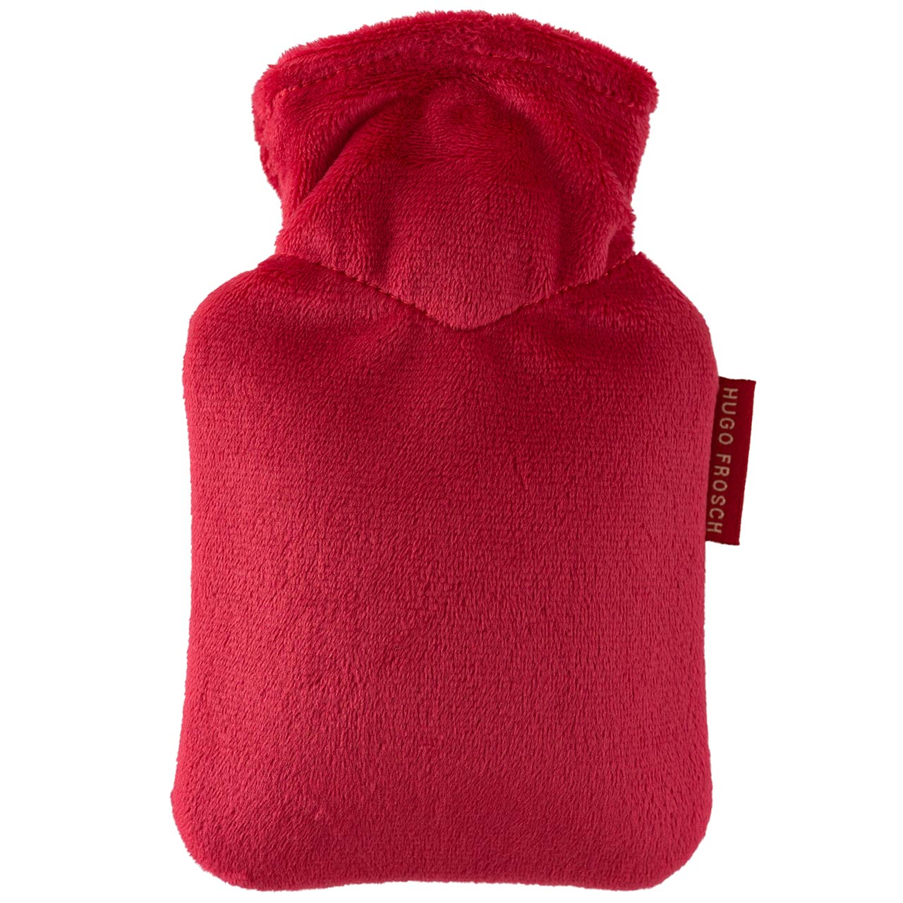 フーゴー・フロッシュ スタンダードミニ湯たんぽ0.2L ヴェロア トマトレッド